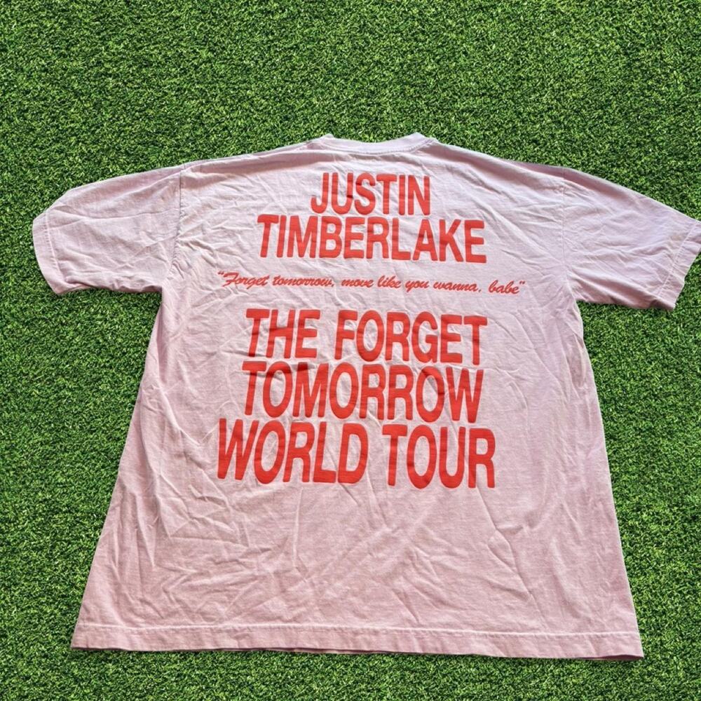Justin timberlake pink concert tee